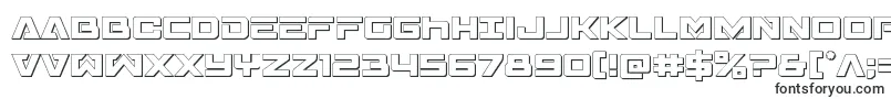 Шрифт Transamerica3D – инженерные шрифты