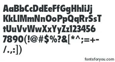 FlyerltstdBlackcondensed font – OTF Fonts