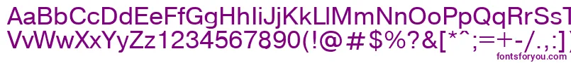 Compactbookenglish-fontti – violetit fontit