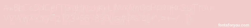 Filamenttwo Font – White Fonts on Pink Background