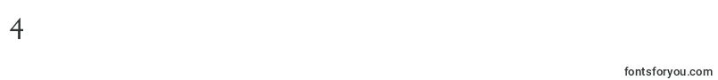 Pentagrammeosf Font – Fonts for Digit 4