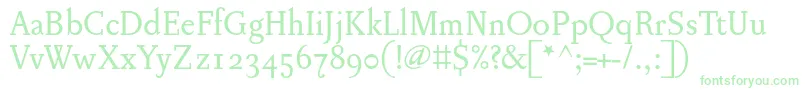 Pentagrammeosf Font – Green Fonts