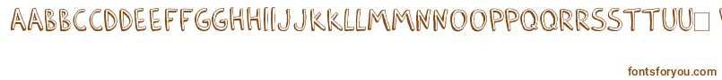 BarlowByThunderpandaVer02 Font – Brown Fonts on White Background