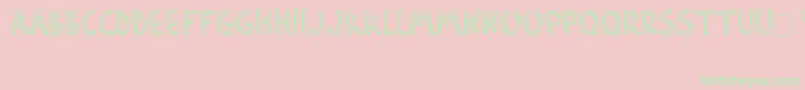 BarlowByThunderpandaVer02 Font – Green Fonts on Pink Background