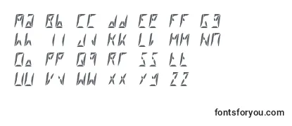 Segment8BoldItalic-fontti