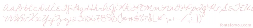 Youfoundme Font – Pink Fonts on White Background