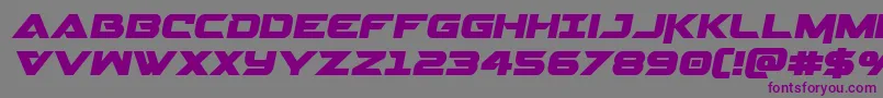 Gemina2semital Font – Purple Fonts on Gray Background