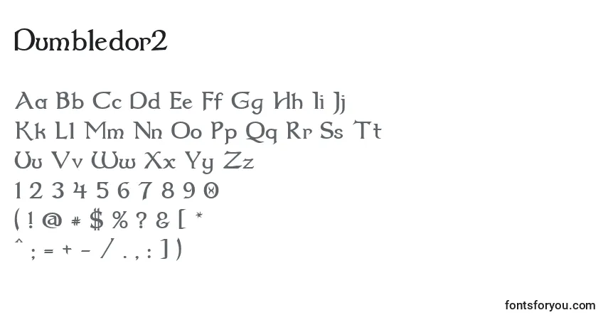 Dumbledor2フォント–アルファベット、数字、特殊文字