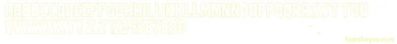 Umbro1 Font – Yellow Fonts on White Background