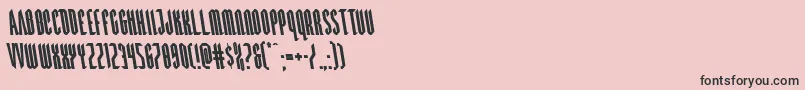 Devilsummonerleft Font – Black Fonts on Pink Background