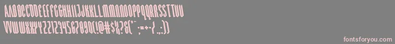 Devilsummonerleft Font – Pink Fonts on Gray Background