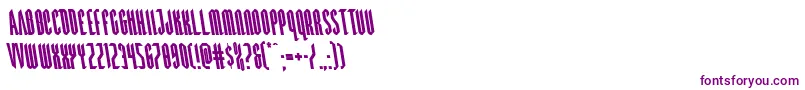 Devilsummonerleft Font – Purple Fonts on White Background
