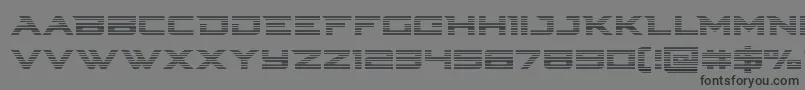 Cyberdynegrad Font – Black Fonts on Gray Background