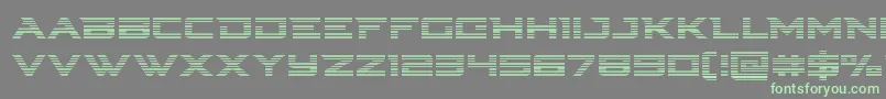 Cyberdynegrad Font – Green Fonts on Gray Background