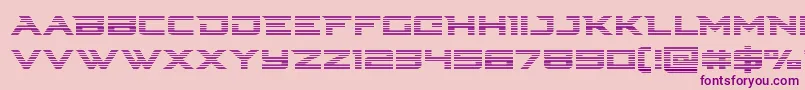 Cyberdynegrad Font – Purple Fonts on Pink Background