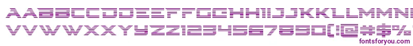 Cyberdynegrad Font – Purple Fonts on White Background