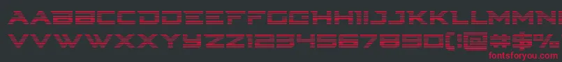 Cyberdynegrad Font – Red Fonts on Black Background