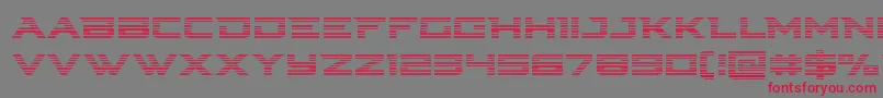 Cyberdynegrad Font – Red Fonts on Gray Background