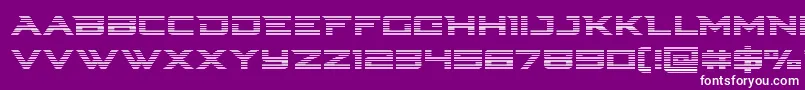 Cyberdynegrad Font – White Fonts on Purple Background