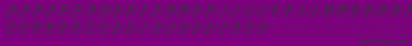 Whatpossuse Font – Black Fonts on Purple Background