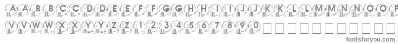 Whatpossuse Font – Gray Fonts on White Background