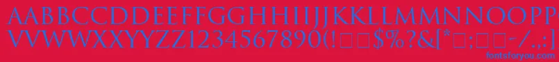 Подробнее о шрифте HeliosSsi Шрифт HeliosSsi – синие шрифты на красном фоне