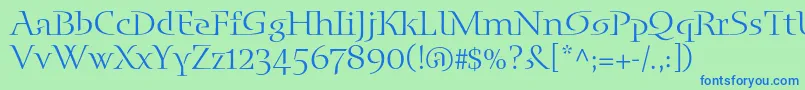 More about Blueislandstd Font Blueislandstd Font – Blue Fonts on Green Background