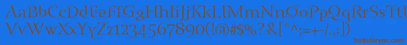 Lisätietoja Blueislandstd-fontista Blueislandstd-fontti – ruskeat fontit sinisellä taustalla