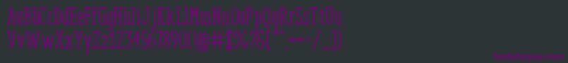 fuente EnyoSlabMedium – Fuentes Moradas Sobre Fondo Negro