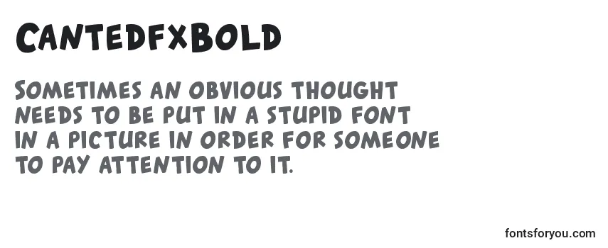 CantedfxBold Font