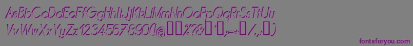 Mirai Font – Purple Fonts on Gray Background