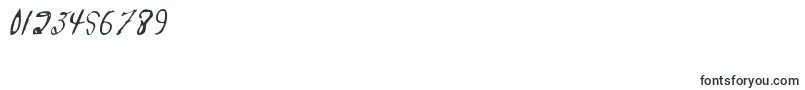 MtfFrozenSolid Font – Fonts for Numbers and Digits