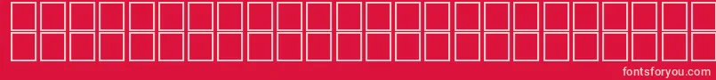JaridahBoldItalic Font – Pink Fonts on Red Background