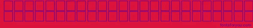 JaridahBoldItalic Font – Purple Fonts on Red Background
