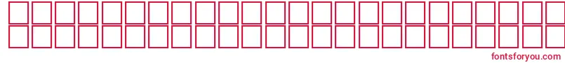 JaridahBoldItalic Font – Red Fonts on White Background