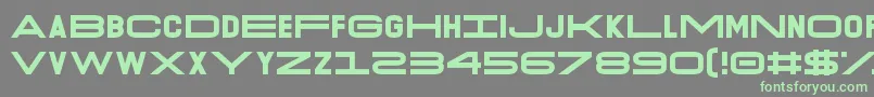 fuente O.K.Retro – Fuentes Verdes Sobre Fondo Gris