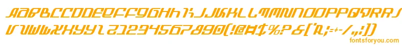 Police InfinityFormulaCondItalic – polices orange