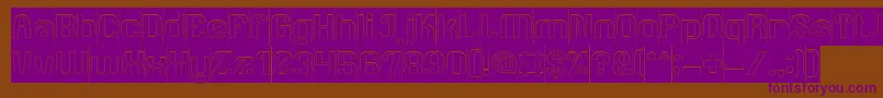AgeOfAwakeningInverse Font – Purple Fonts on Brown Background