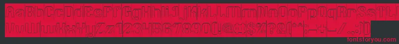 AgeOfAwakeningInverse Font – Red Fonts on Black Background