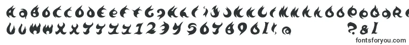 Шрифт Te7002 – странные шрифты