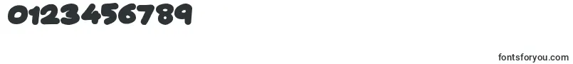 JuicyFruityPlain-Schriftart – Schriften für Zahlen und Nummern