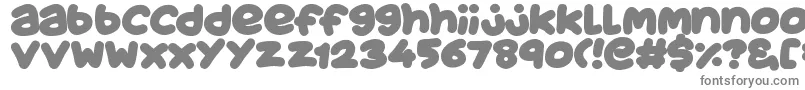 JuicyFruityPlain-Schriftart – Graue Schriften
