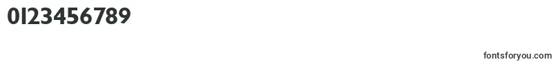 ChantillyBold-Schriftart – Schriften für Zahlen und Nummern