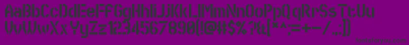 SworeGames Font – Black Fonts on Purple Background