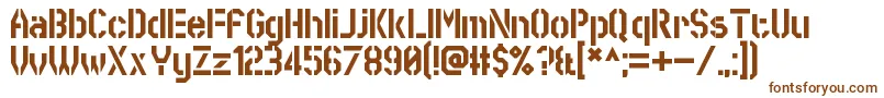 SworeGames Font – Brown Fonts on White Background
