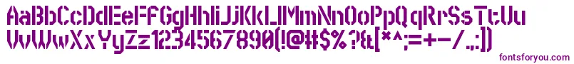 Шрифт SworeGames – фиолетовые шрифты на белом фоне