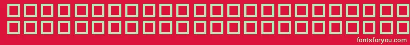 PfRunninghorses Font – Green Fonts on Red Background