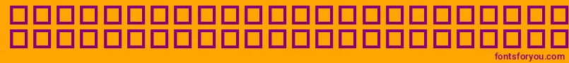 PfRunninghorses Font – Purple Fonts on Orange Background