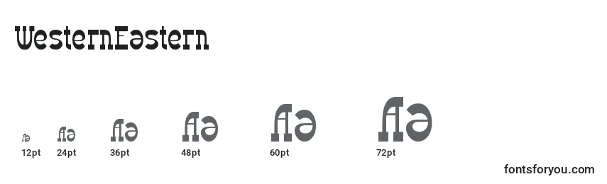 WesternEastern Font Sizes