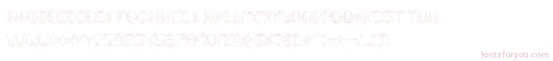 Claw2 Font – Pink Fonts on White Background